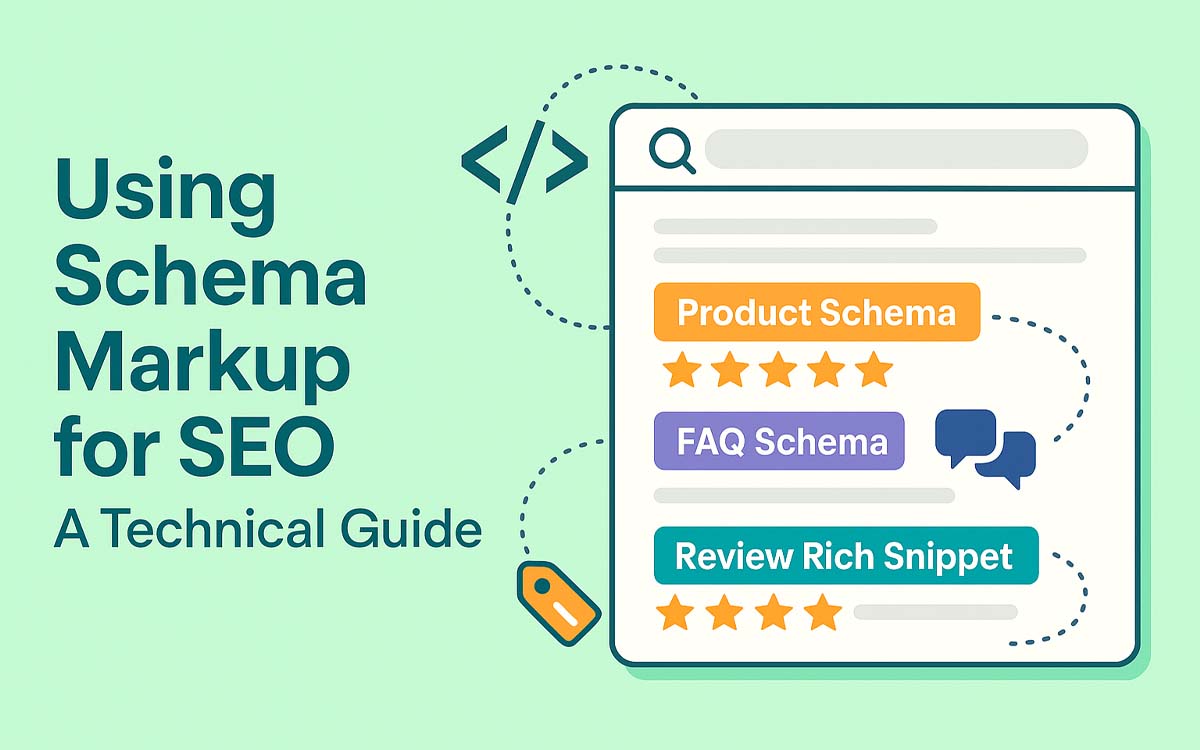 Using schema markup for SEO - A technical guide